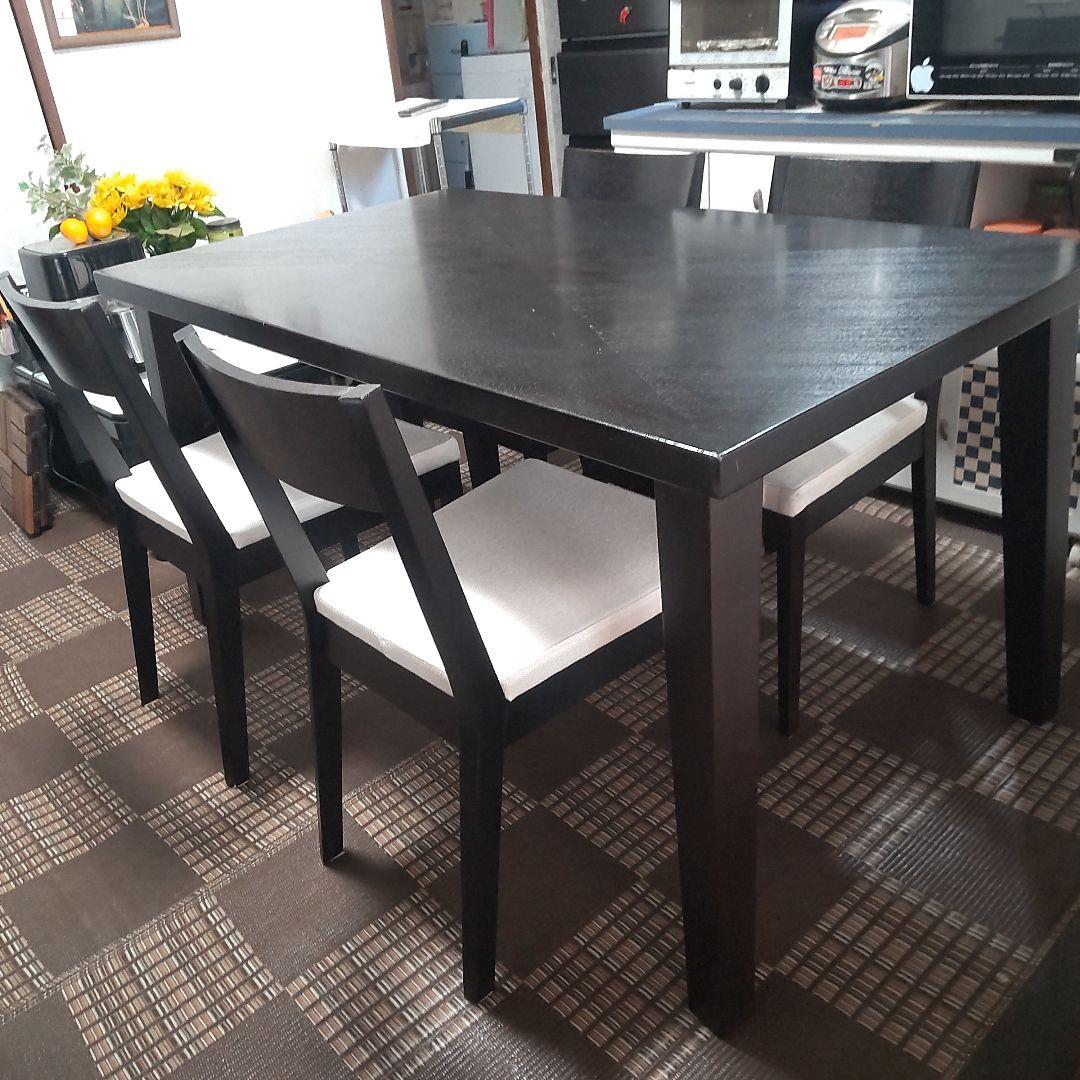 野田産業 ダイニングテーブルと椅子4脚