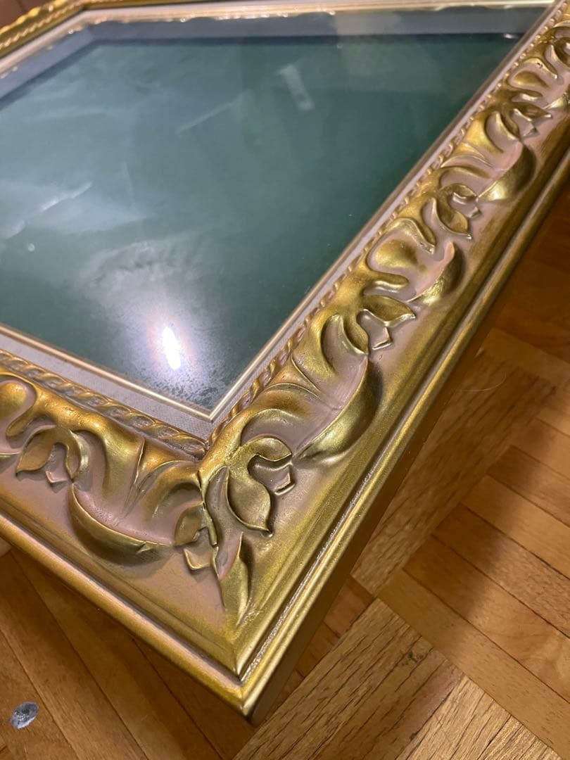 金色と銀色の装飾額縁 欧米風額　ゴールドバロック調　高級額縁　水彩画　油絵