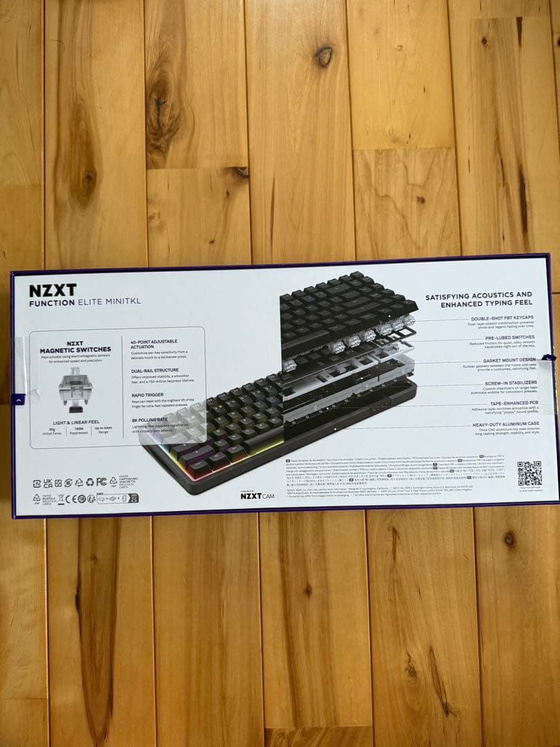 NZXT FUNCTION ELITE MINITKL ゲーミングキーボード
