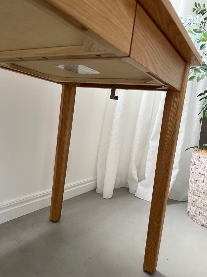 無印良品　学習机　オーク無垢材　東京都江戸川区直接引き取り限定　傷あり