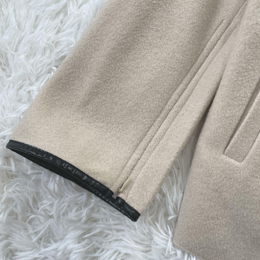 23区 コンプレストパイル ノーカラー アウター 32