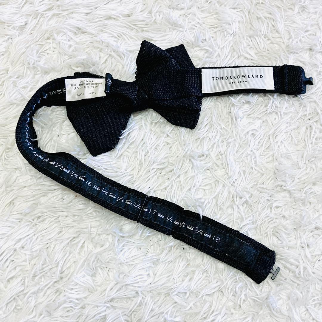 極美品 トゥモローランド サスペンダー 蝶ネクタイ イタリア製