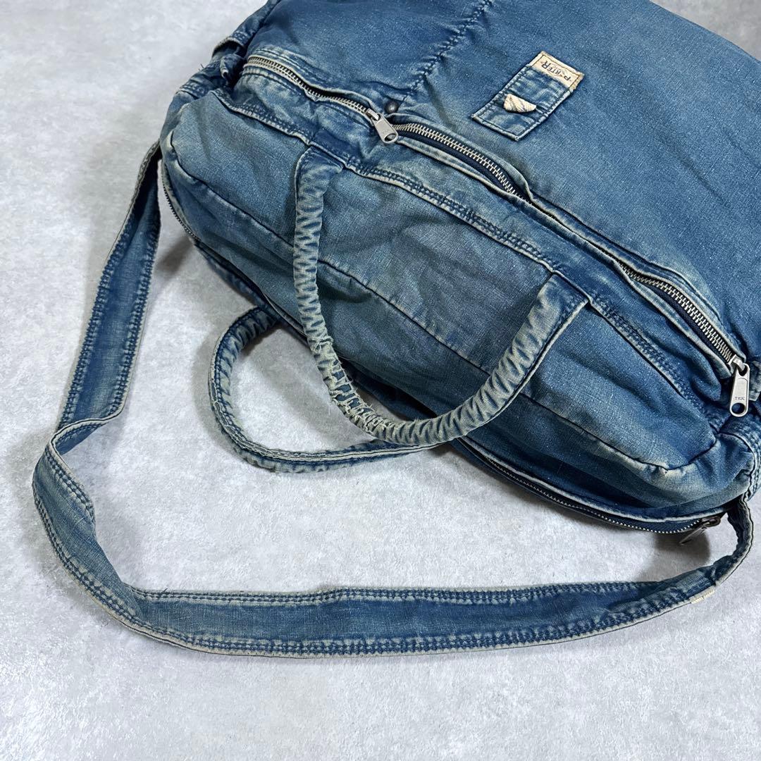 美品希少　初期ポーター　ビンテージ　80s　ボストンバッグ　2way　インディゴ