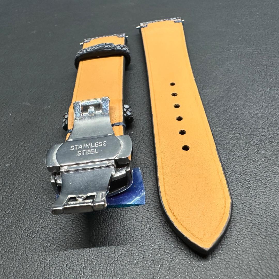 ♡Cb左1007 未使用保管品 VGREEN エイ革 腕時計ベルトのみ