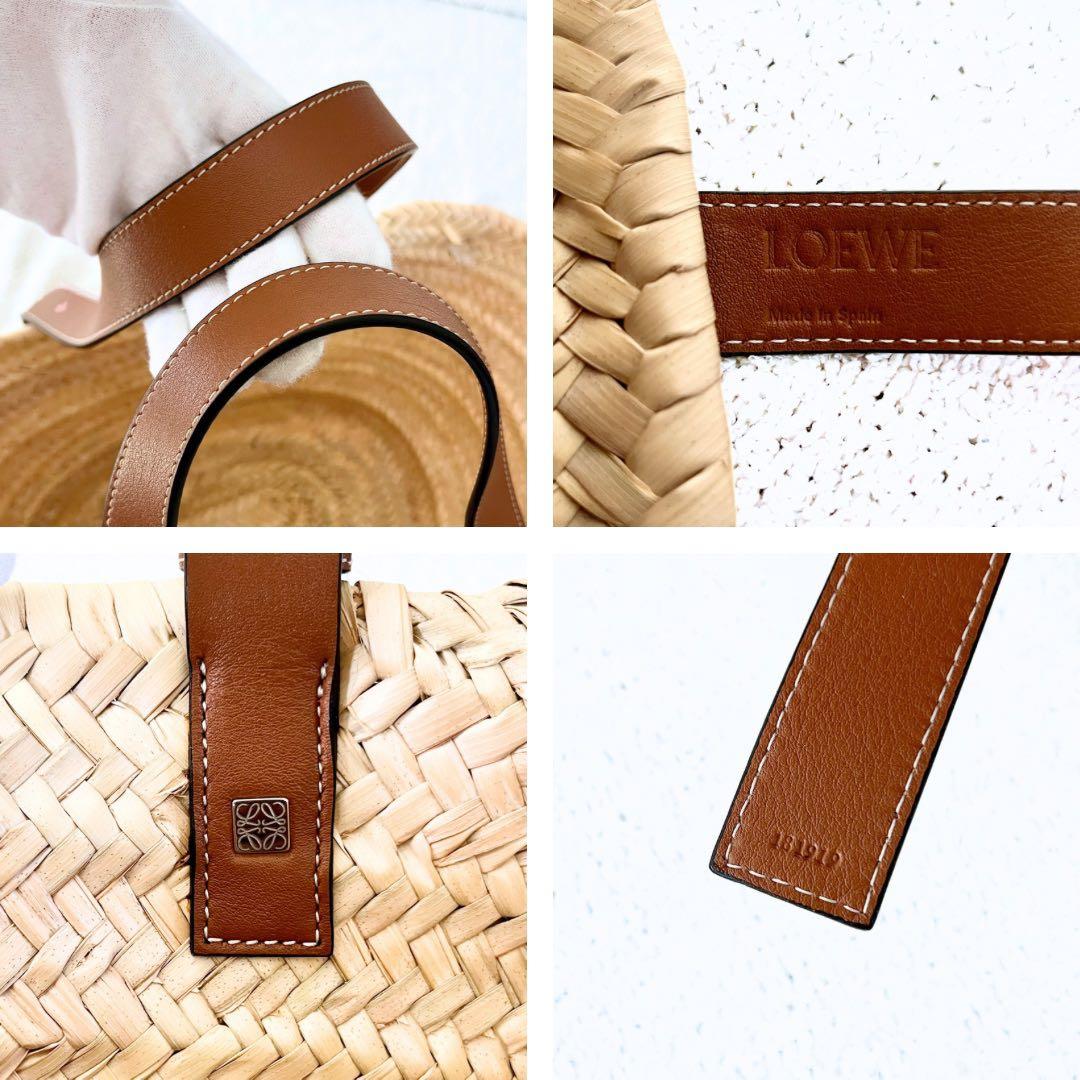 新品同様✨ LOEWE ロエベ かごバッグ アナグラム トート ミディアム