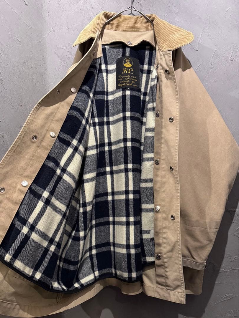 ジャケット・アウター Corduroy collar fireman coat