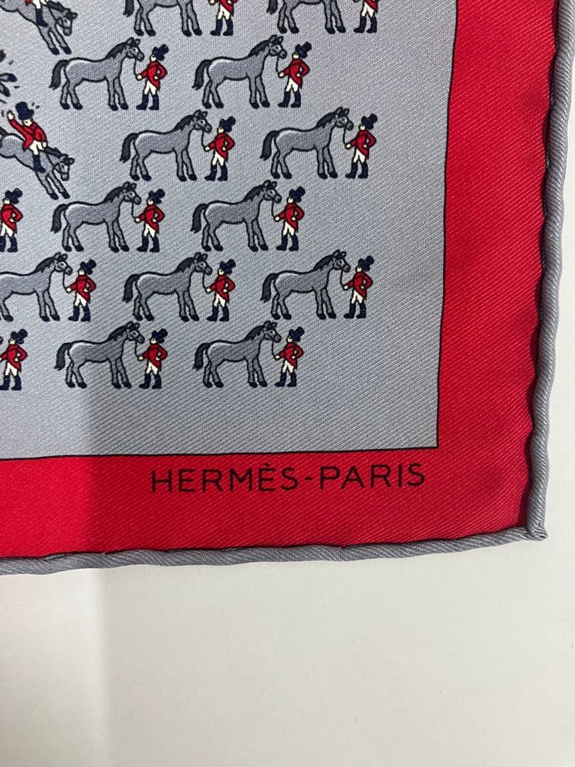 HERMES プチカレ 乗馬柄　サイズ41 箱