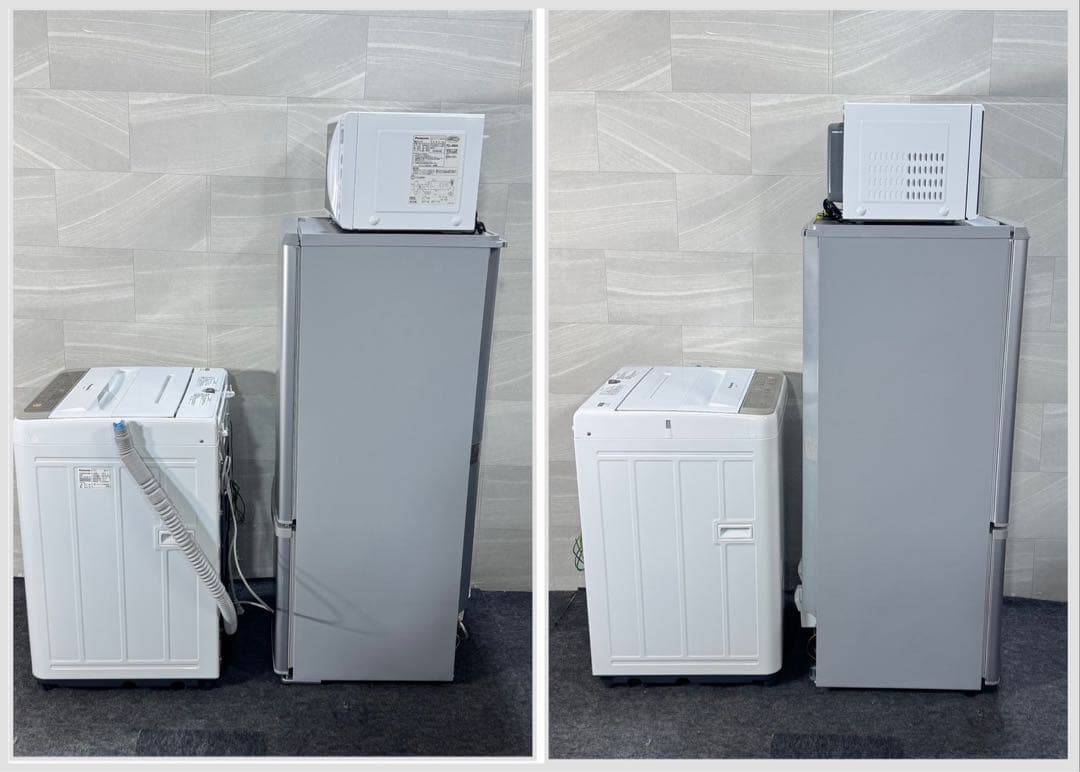 パナソニック 生活家電3点セット 冷蔵庫 洗濯機 レンジ 格安 d4227