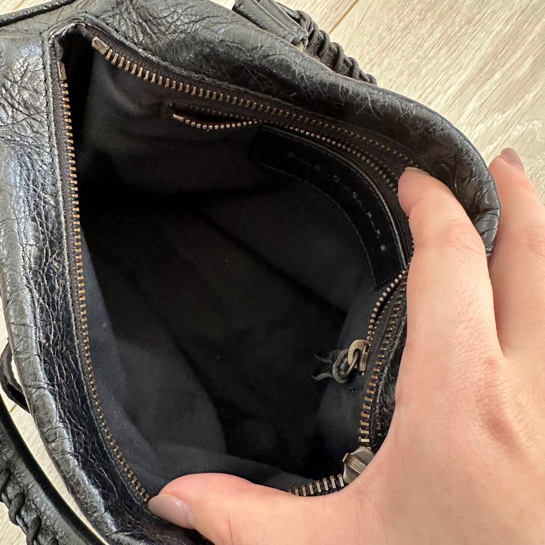 BALENCIAGA ミニシティ 黒 BLACK ショルダー　ハンドバッグ 美品