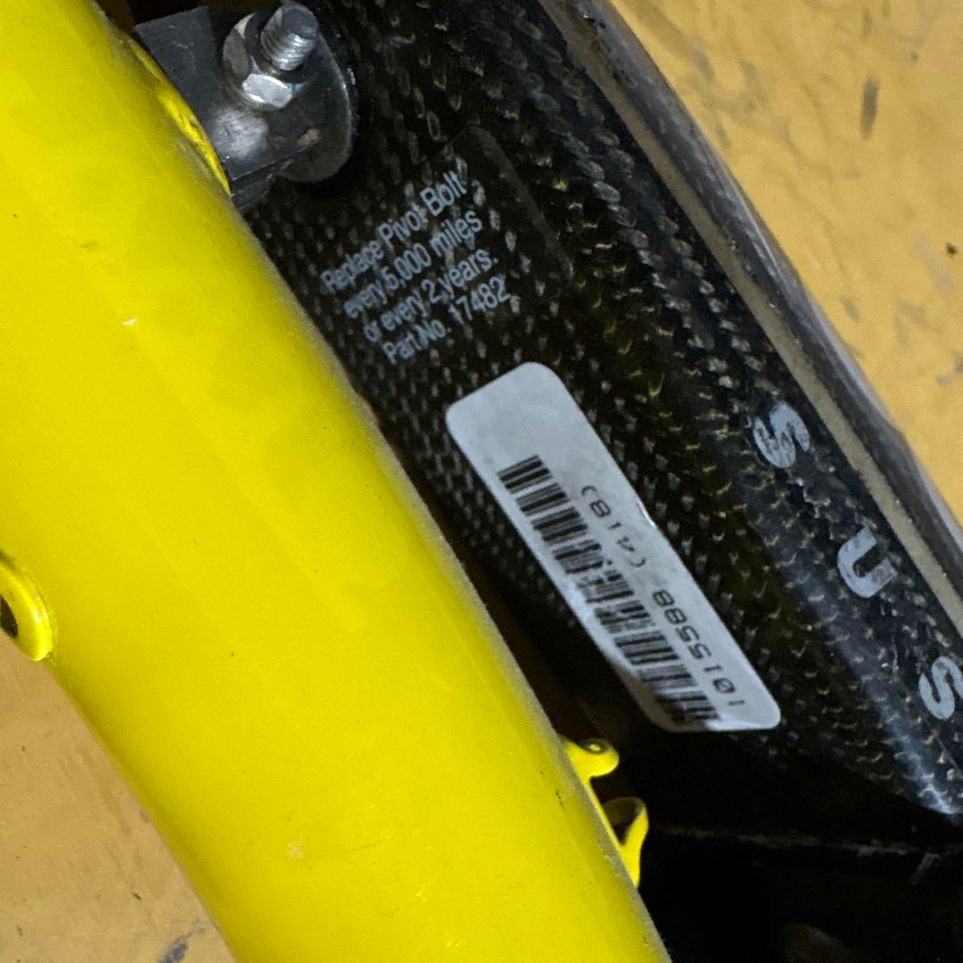 SOFTRIDE ロードバイクフレーム ピンク/イエロー