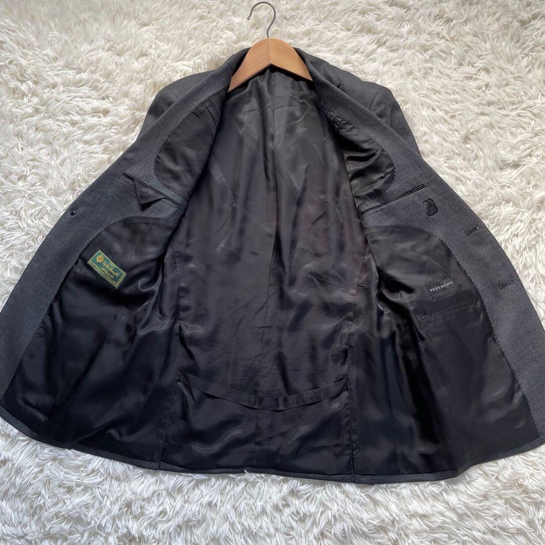 最高級ロロピアーナSuper150's HILTONグレースーツセットアップA7