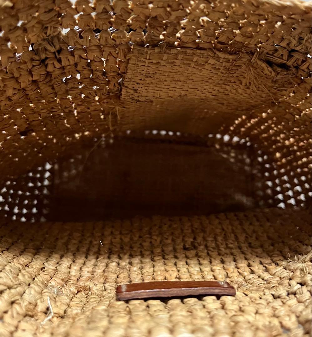 ✨POLO RALPH LAUREN ラフィア ミニベルポート バケットバッグ✨