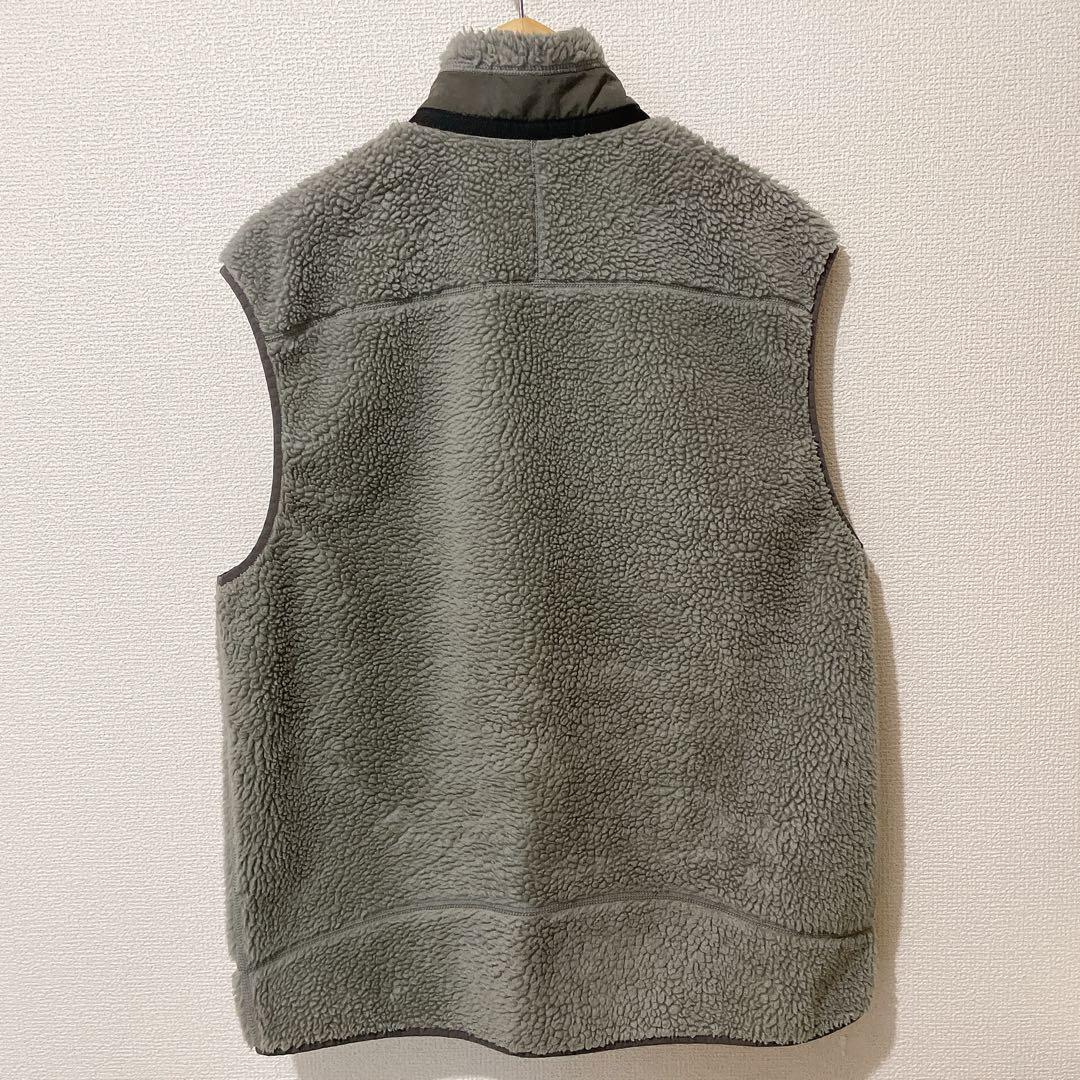 patagonia パタゴニア クラシックレトロX フリースベスト L グレー