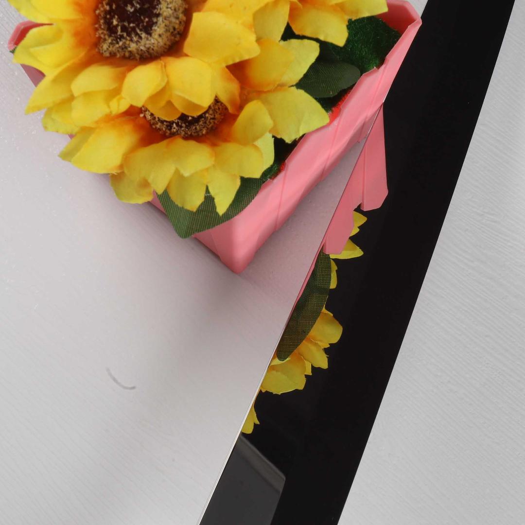 7284柳刃包丁 尺一 ウルトラ鏡面仕上げ 刺身包丁 黒檀黒水牛角五本銀巻八角柄