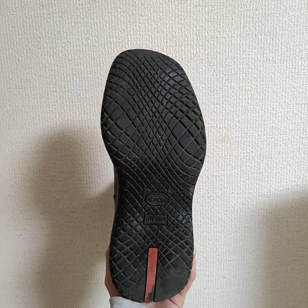 【PRADA SPORT】 サイドゴアスクエアブーツ