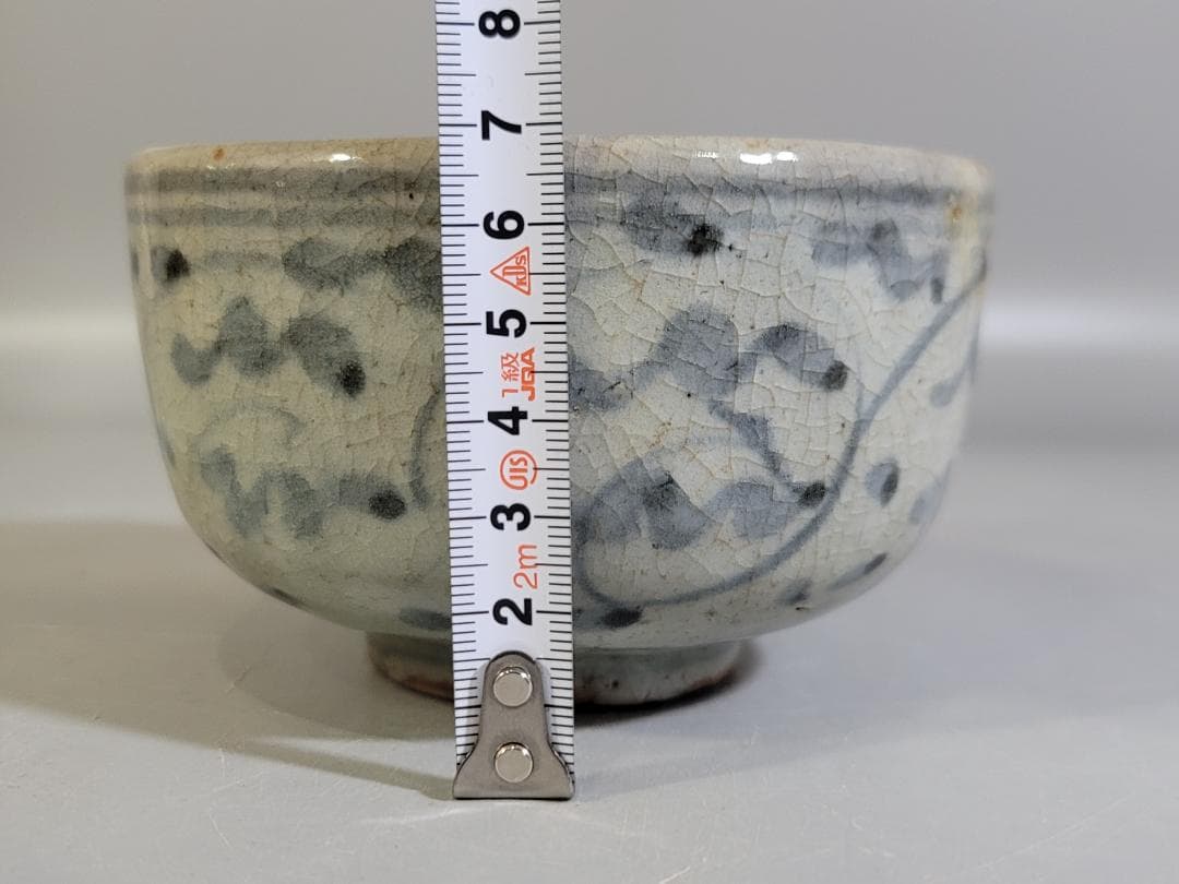 茶道具 古伊万里 染付 茶碗 古美術 DT476