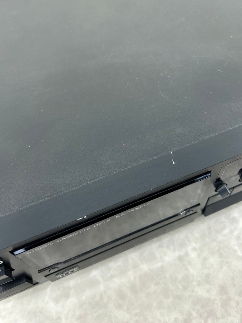 送料込み⭐︎KENWOOD【カセットデッキ KX-1100HX】動作確認済み