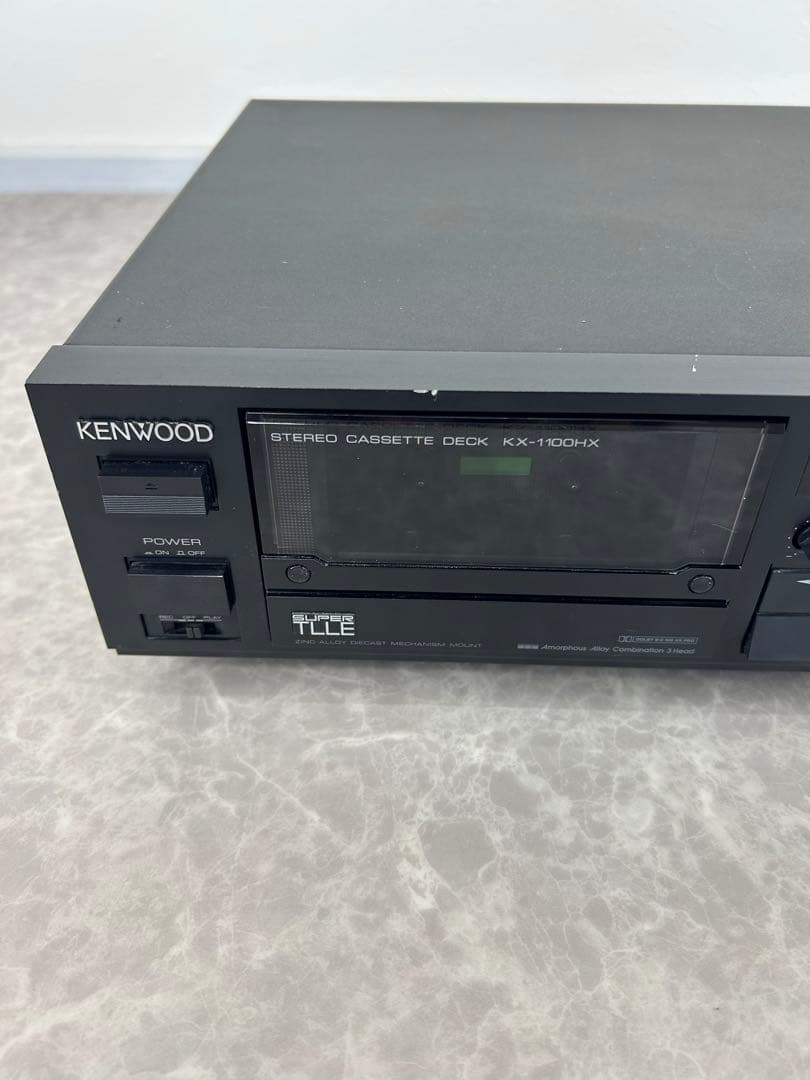 送料込み⭐︎KENWOOD【カセットデッキ KX-1100HX】動作確認済み