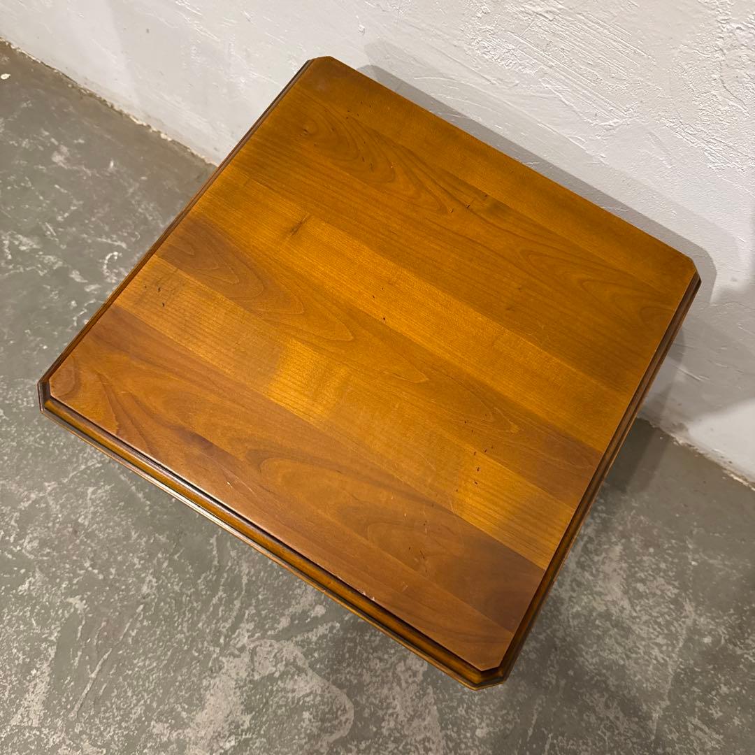 年末年始saleヴィンテージ　木製サイドテーブル　スクエア　1