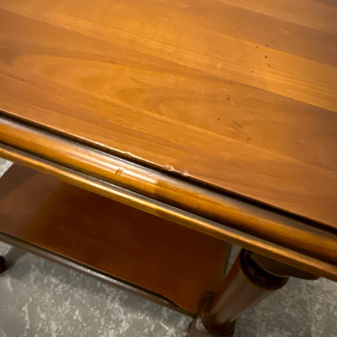 年末年始saleヴィンテージ　木製サイドテーブル　スクエア　1