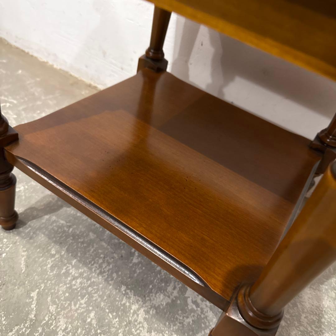 年末年始saleヴィンテージ　木製サイドテーブル　スクエア　1