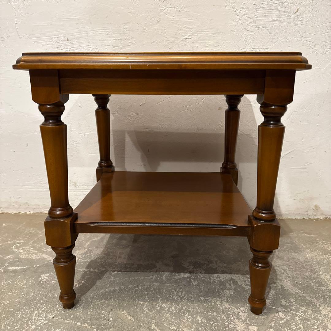 年末年始saleヴィンテージ　木製サイドテーブル　スクエア　1