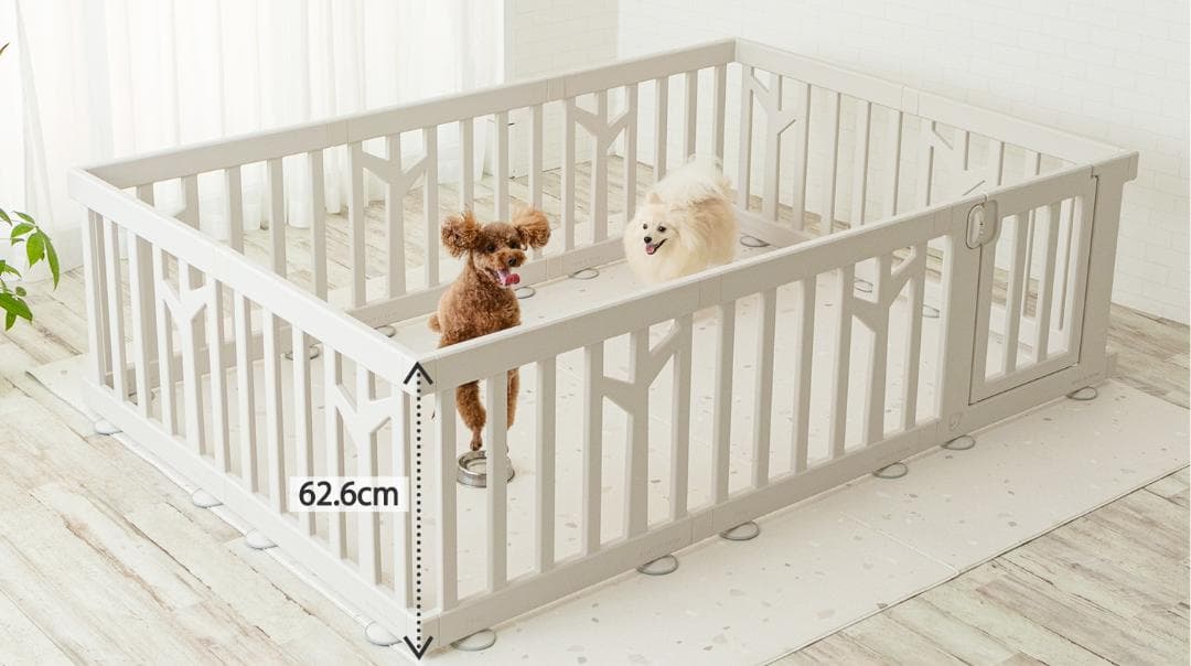 ペットサ－クル　140×211.5ｃｍ ドア付き　新品同様