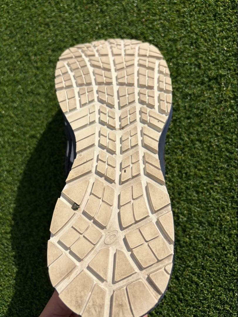 アシックス　BOA安全靴 ホワイト/ネイビー