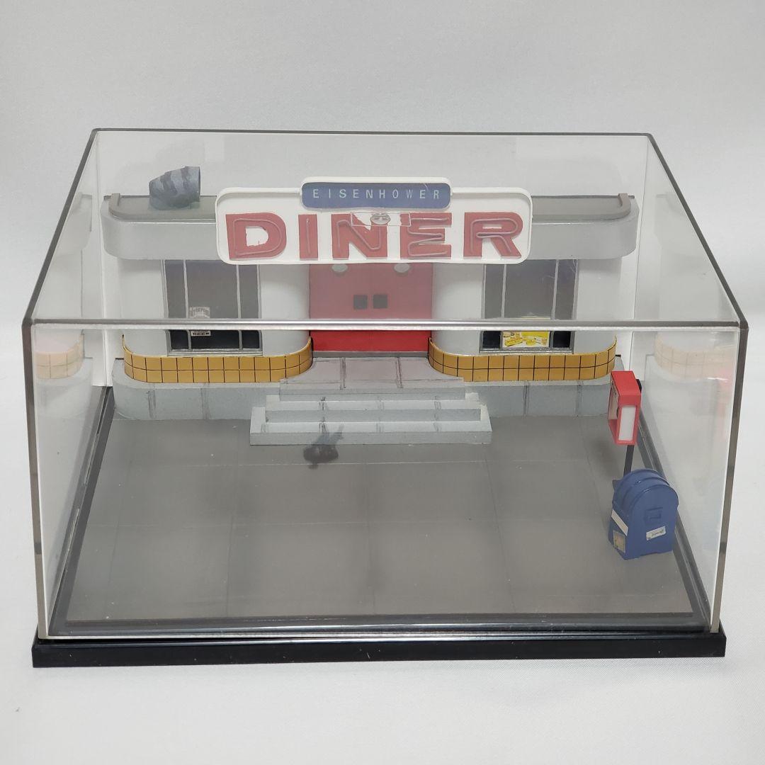 アメリカン　ダイナー　ジオラマ　ミニカーの撮影に　SNS映え♪