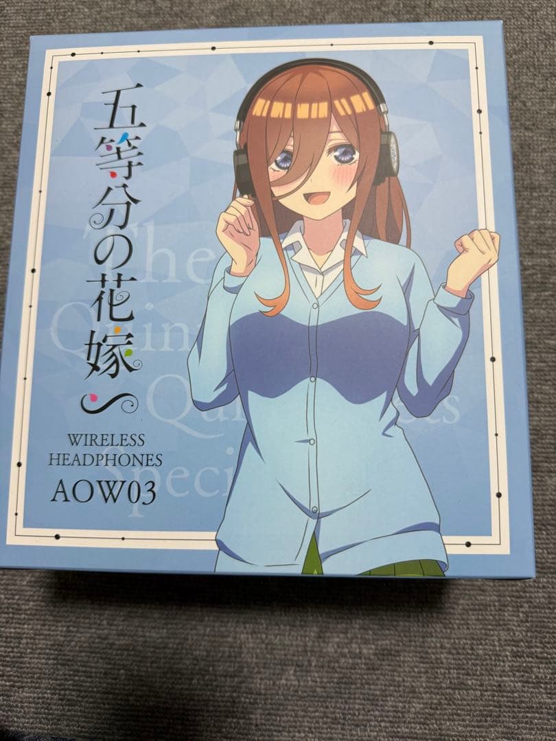 ワイヤレスヘッドホン ANIMA AOW03「五等分の花嫁∽」コラボ　三玖モデル