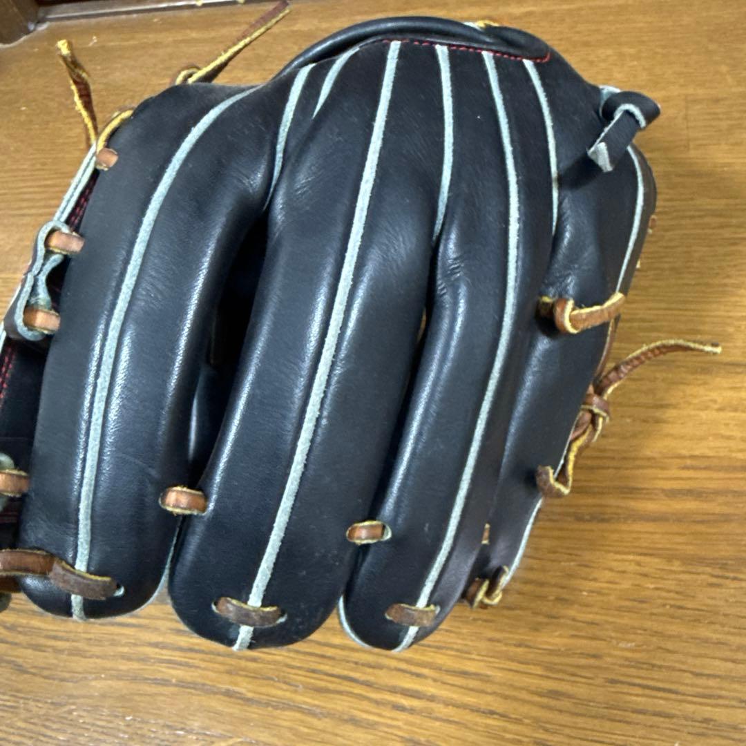 リュウ　ryu グローブ　硬式　グラブ　内野手　ブラック