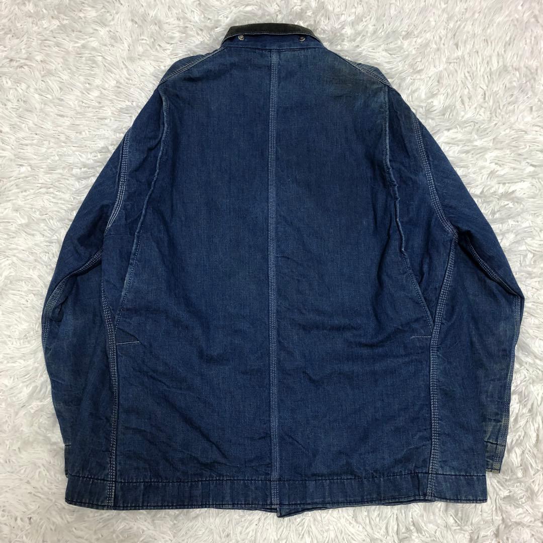 カーハート　ミシガンチョアコート　60s 70s デニム　プリントタグ