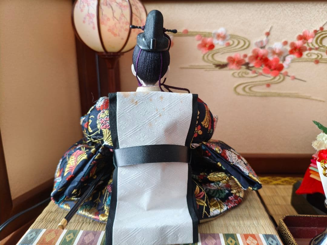 雛人形セット 久月 お雛様 桜柄 かわいいお顔