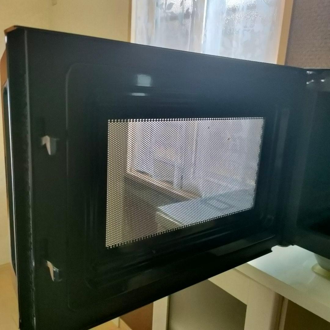 IRIS OHYAMA 単機能電子レンジ 黒