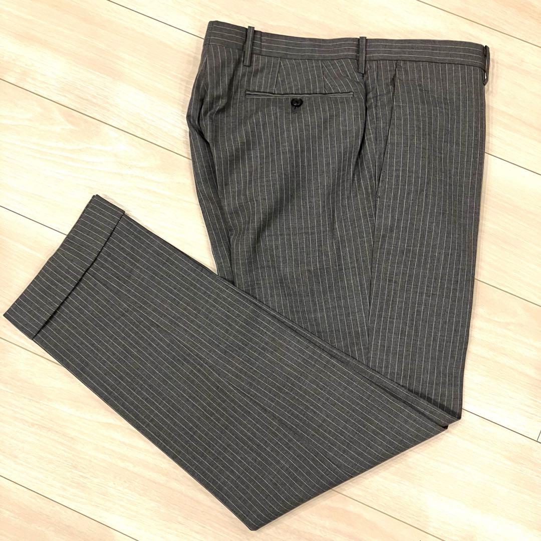 美品✨ RING JACKET スーツ セットアップ 段返り ストライプ L