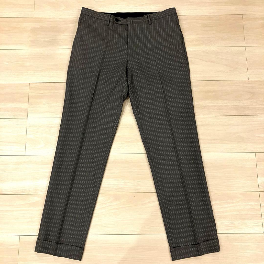 美品✨ RING JACKET スーツ セットアップ 段返り ストライプ L