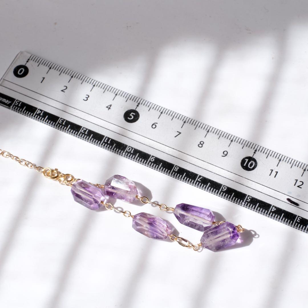 mari53 ♦︎14kgf大粒エレスチャルクォーツブレスレット