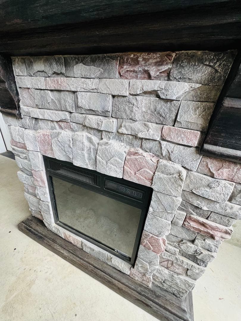 電気式暖炉 ロイドグランデ パイオニア 1000W 18インチ グレーストーン