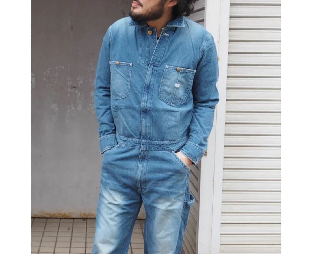 Leeのオールインワン　ツナギ　デニムオーバーオール リー