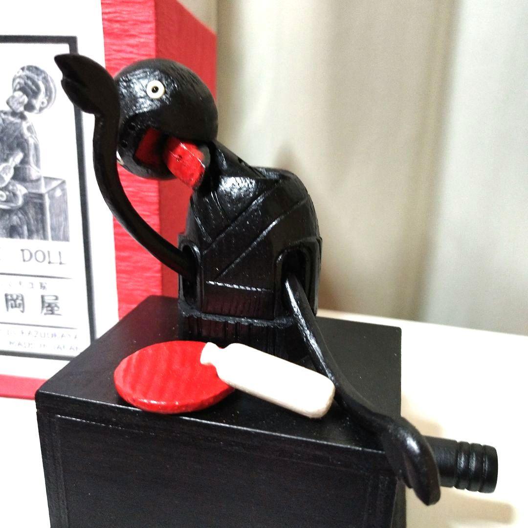 〘新品未使用〙神戸カラクリ人形木製 ユニークデザイン（酔っ払い）