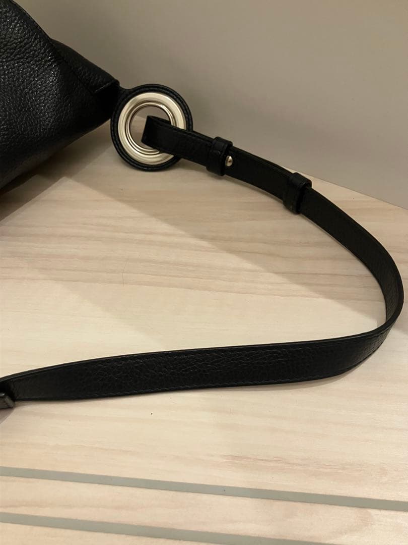 美品　JIL SANDER NAVY ネイビー　レザー　ワンショルダーバッグ