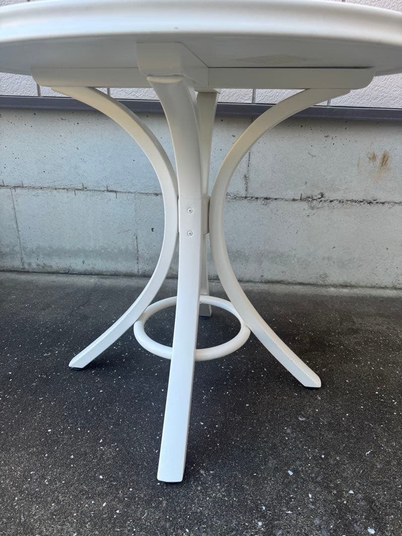 秋田木工 ダイニングテーブル T-130 ホワイト　IDC大塚家具