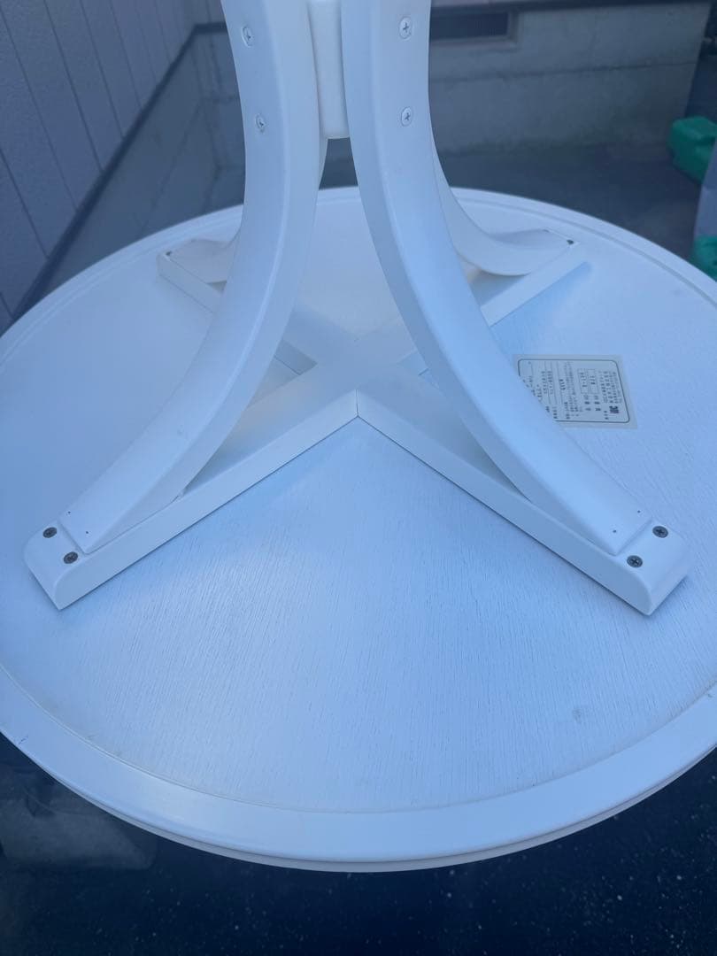 秋田木工 ダイニングテーブル T-130 ホワイト　IDC大塚家具