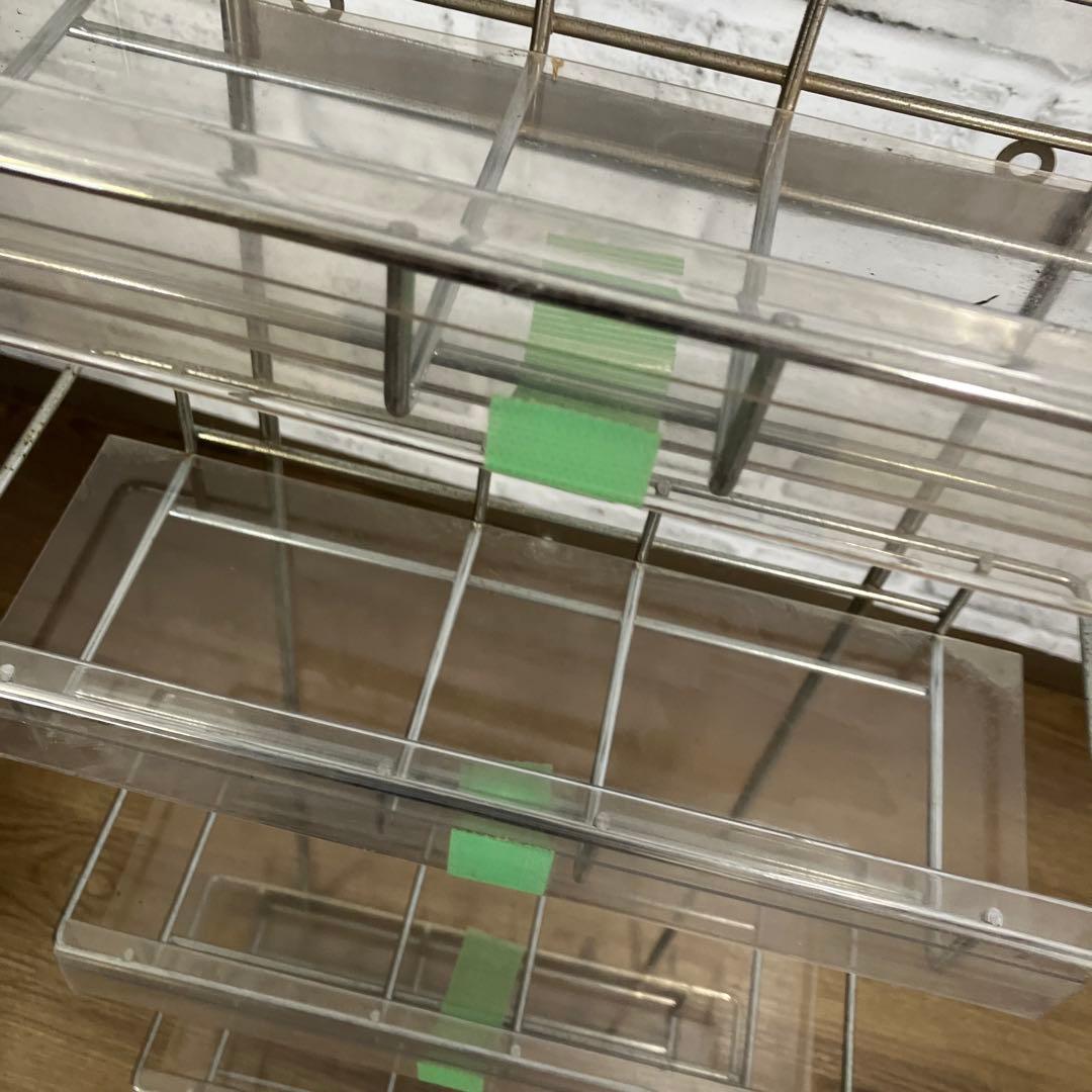 A-3 ステンレス製 スパイスラック 4段 壁掛け キッチン収納 小物収納