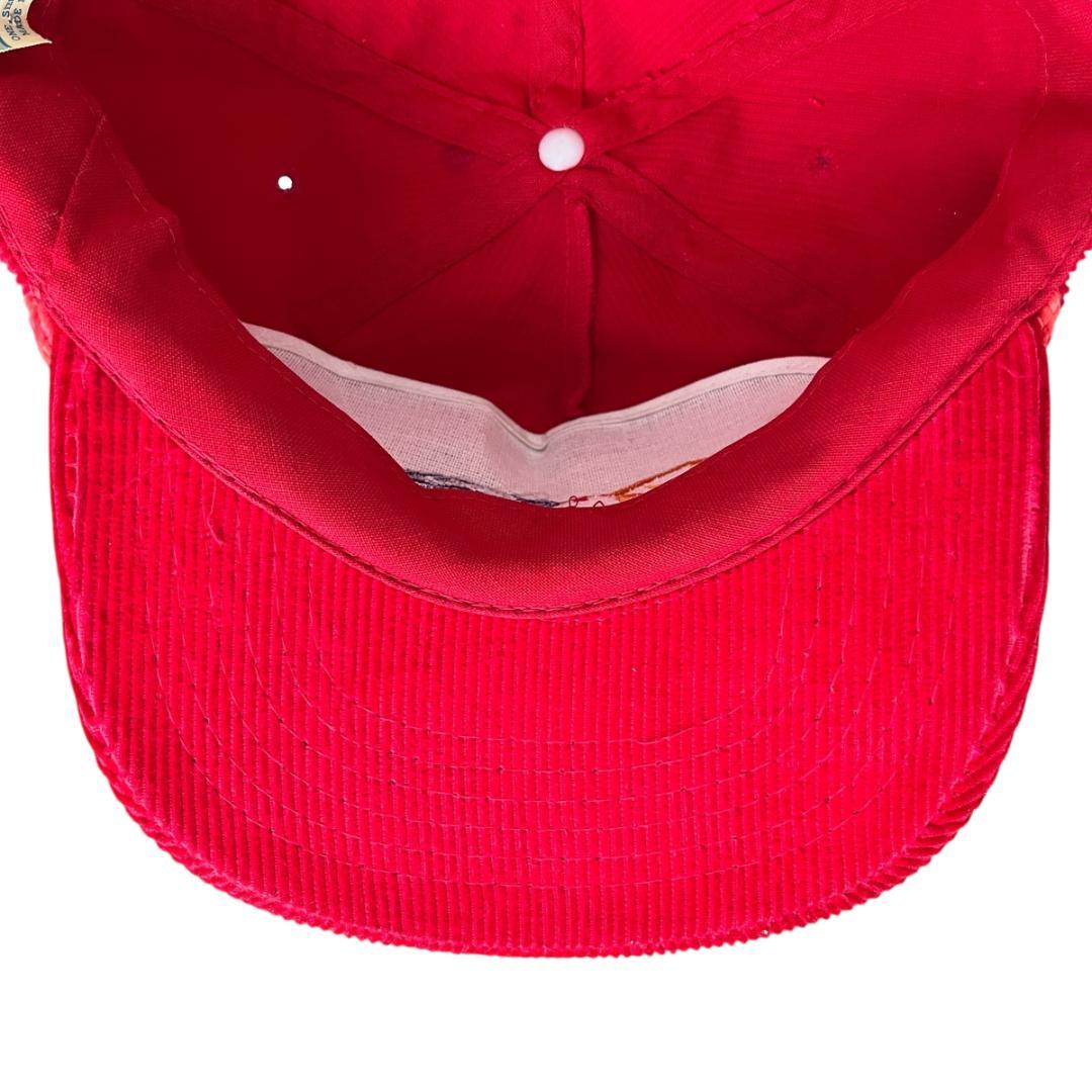 超美品　Ford　フォード　コーデュロイキャップ　アメ車　ダブルロゴ　ビンテージ