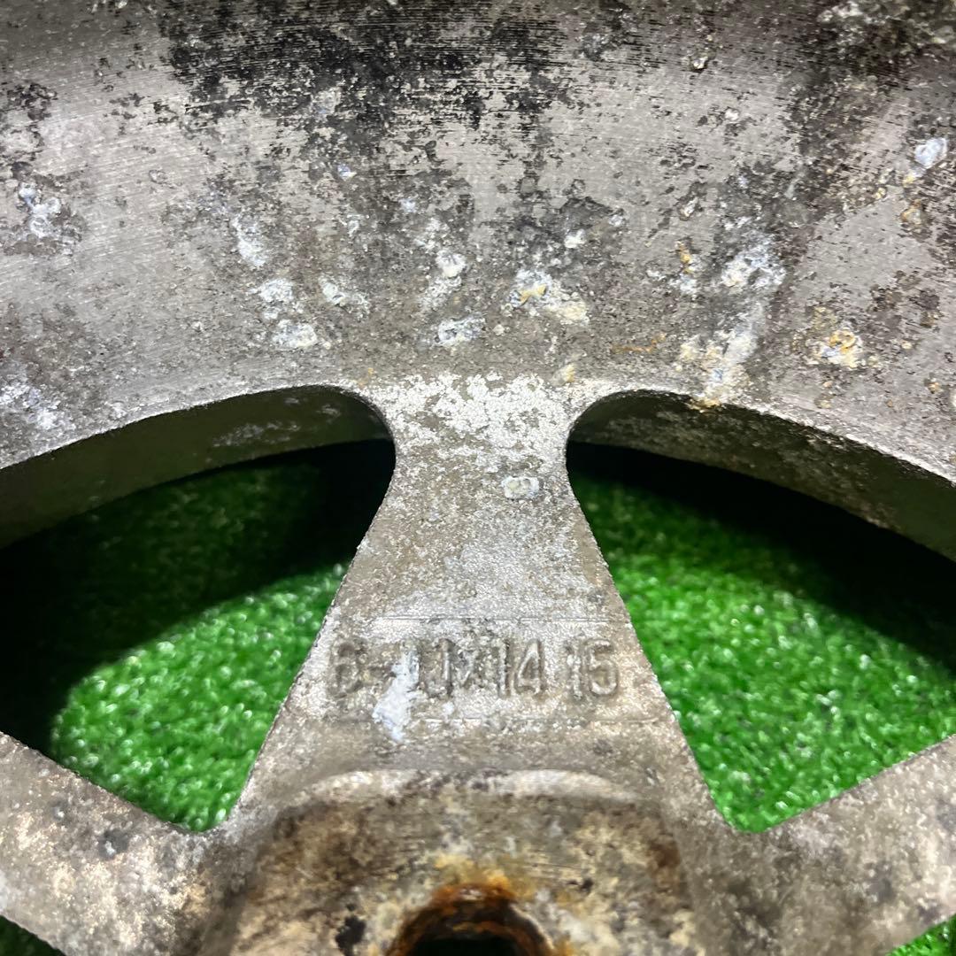 蓮①2本 テクノレーシング　14\" 6J 114.3 4穴　当時物！