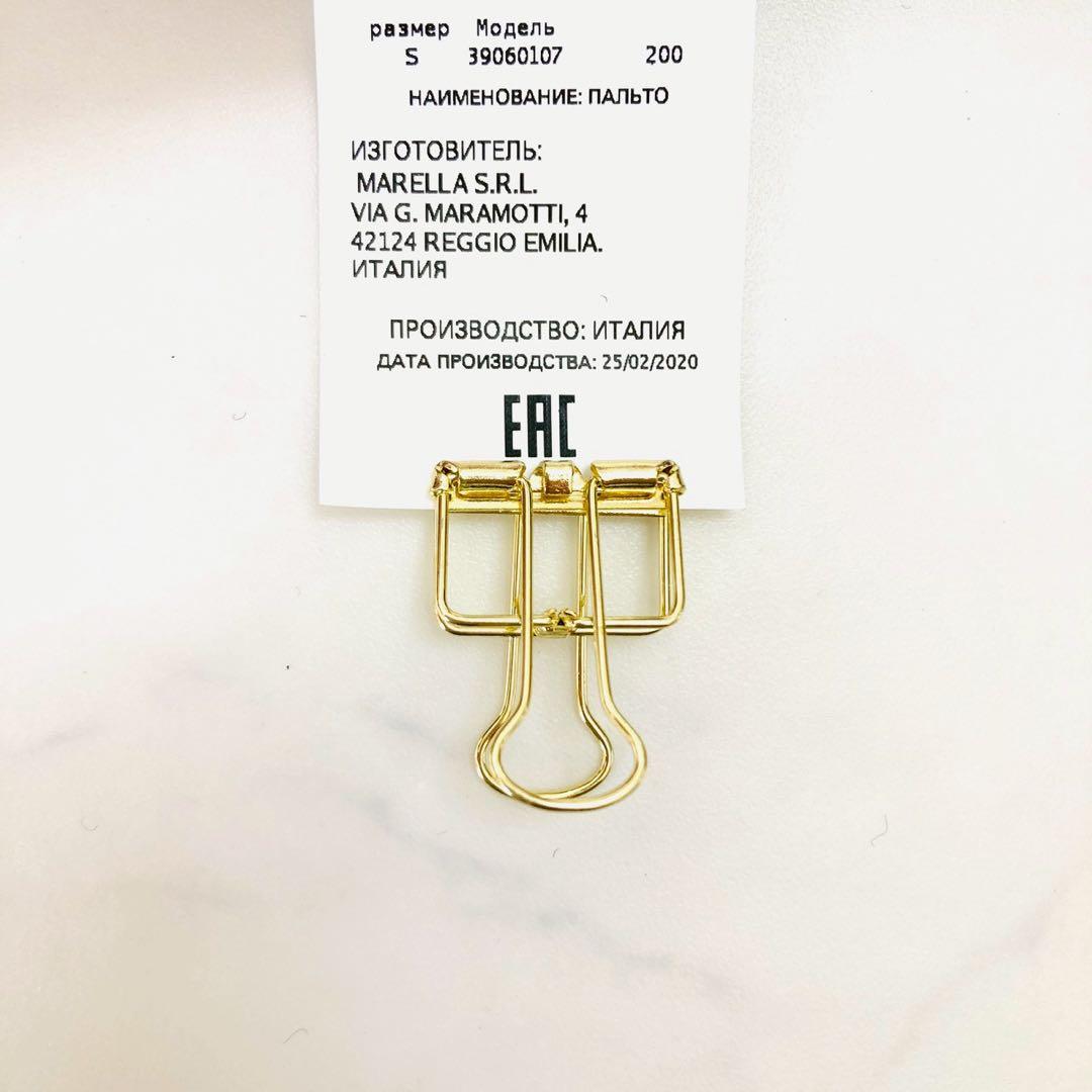 現行✨マックスマーラ　リバーポンチョ　ケープコート　イタリア製　ネイビー　S