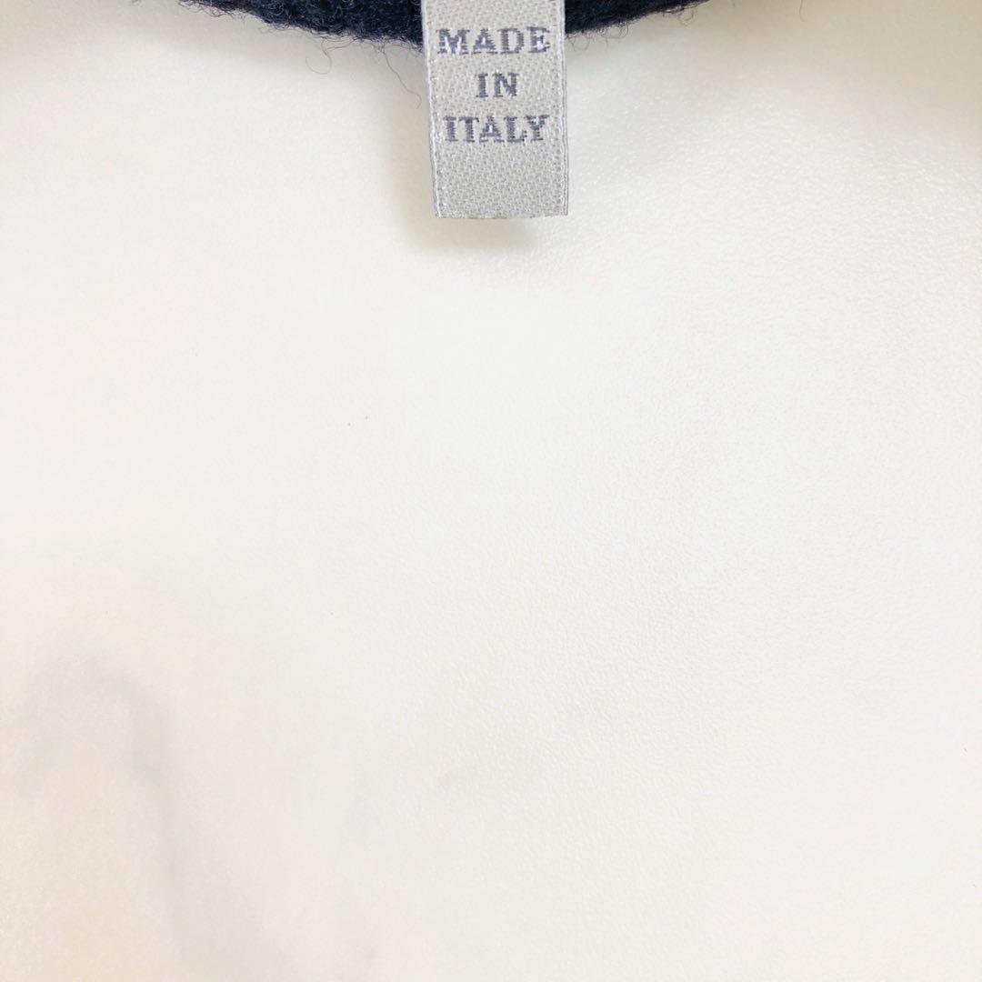 現行✨マックスマーラ　リバーポンチョ　ケープコート　イタリア製　ネイビー　S