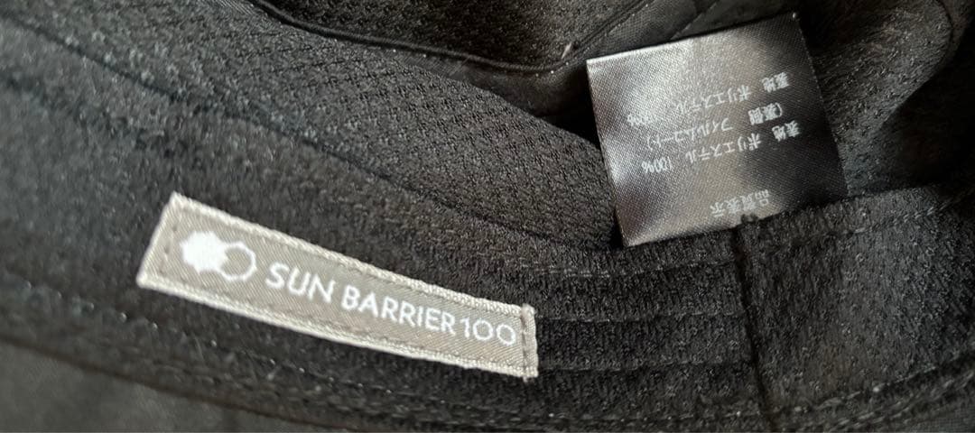 サンバリア　ナチュラル　リボン　ハット　アイボリー