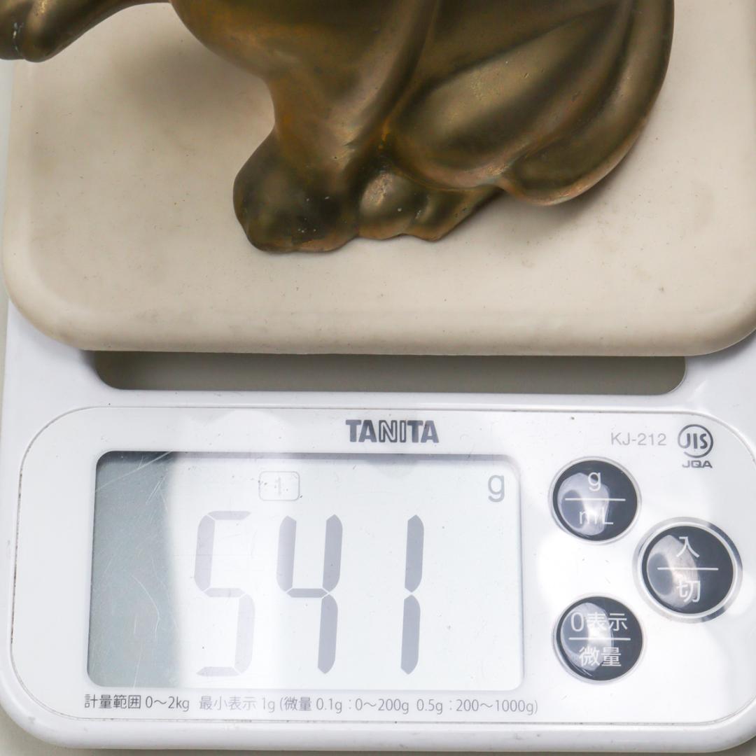 真鍮製 Brass 仔猫 2体 置物